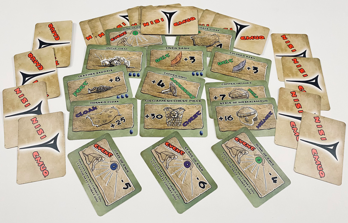 Nisi-Emqu & Discovery Decks with Burlap bags